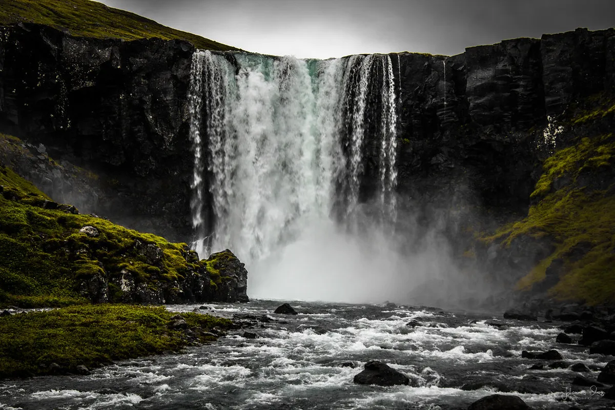 Gufufoss Waterfall